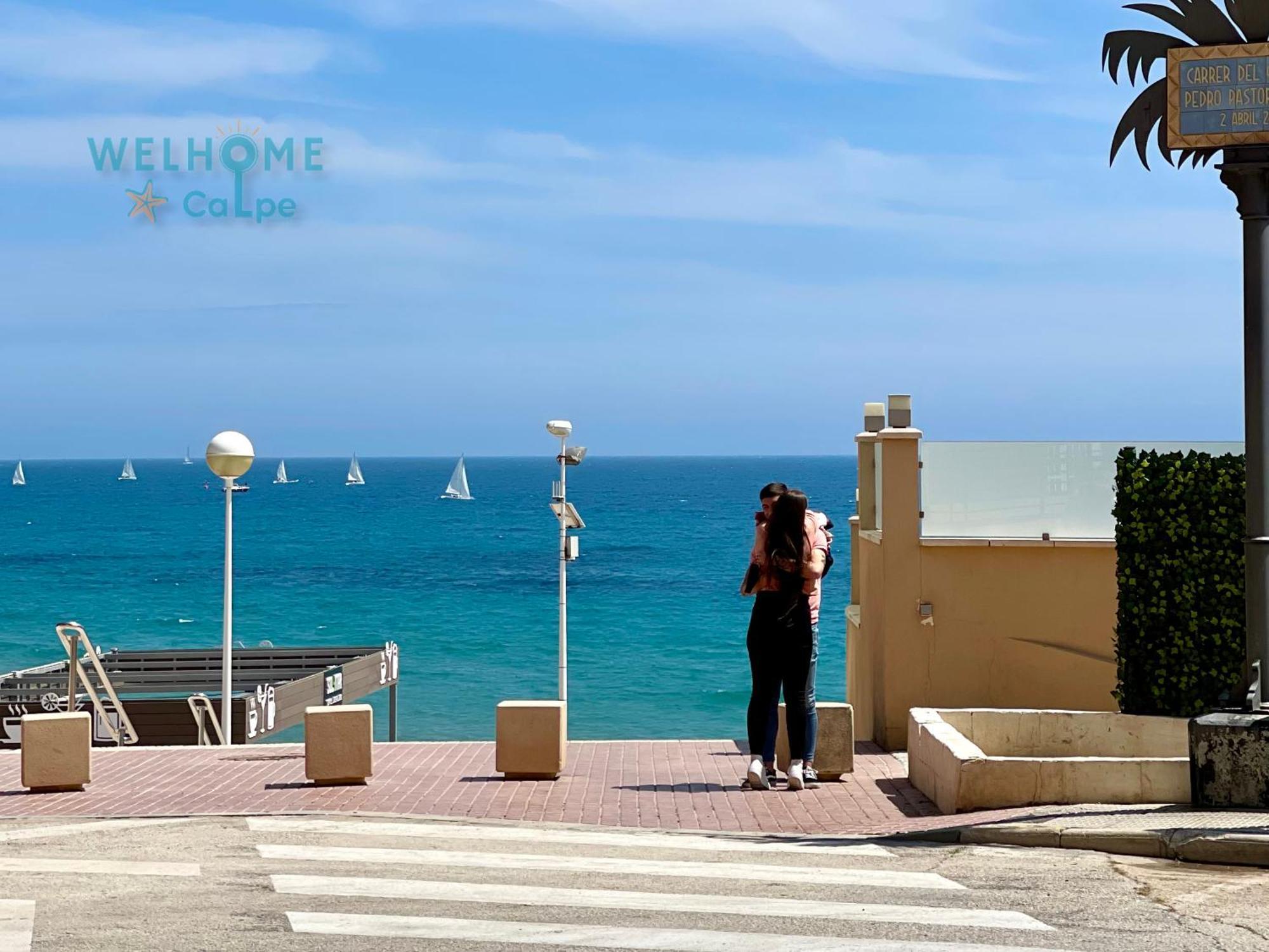 Appartamento Acuarela Estudio, 1ª Linea, Vista Al Mar, Piscina Calpe Esterno foto